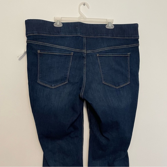 NEW NWT OLD NAVY Plus Size High Waisted Rockstar Pull On Jeggings Dark Jeans 24 - Picture 14 of 16